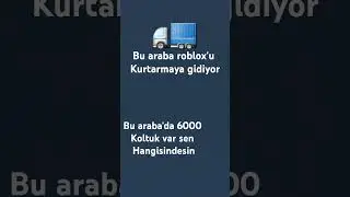 Roblox'umu geri ver ver ver
