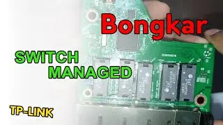 [ Bongkar ] Managed Switch bisa VLAN Murah Meriah 300rban !!