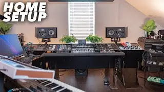 My Ultimate Studio Desk Setup is complete (home studio)