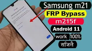 Samsung M21 FRP Bypass Latest Security 2021 || samsung M215F frp bypass