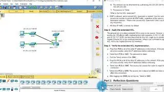 9.3.2.11 Configuring Extended ACLs Scenario 2 Instructions