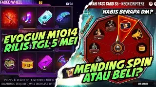 EVOGUN M1014 RILIS TANGGAL 5 !! TRIK SPIN BOOYAH ROYALE