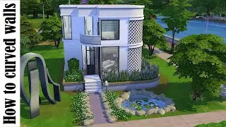 How to make a curved wall | sims 4 