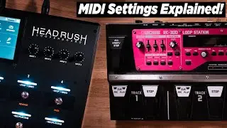 HeadRush Looperboard vs BOSS RC-300 Loop Station - MIDI Settings