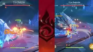 C0R1 Lyney vs C0 Arle Monopyro teams 