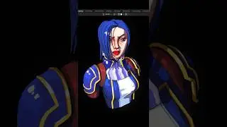 Jinx From Arcane - 3D Art Made In Blender