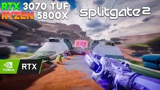 Splitgate 2 / RTX 3070 TUF, Ryzen 5800X / Alpha