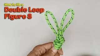 How to tie a Double Loop Figure 8