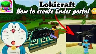 How To Make END PORTAL in Lokicraft😲How to create Ender portal Lokicraft Hindi 🤔