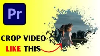 Premiere Pro Tutorial In Hindi | How to Put VIDEO Inside of a SHAPE | Crop Video Editing