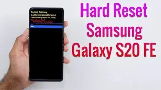 Como Formatear Samsung Galaxy S20 FE 🔓  Android 11 📲