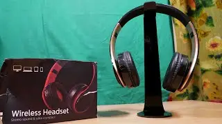 Bevielės ausinės su radija iš AliExpress