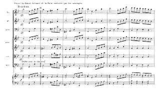 Rameau - 'Danse des sauvages' from 'Les Indes galantes' (Score)