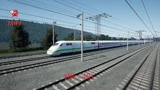 Эко - прайд / Высокоскоростная линия Кассель - Вюрцбург / BR - 401 / TSW4