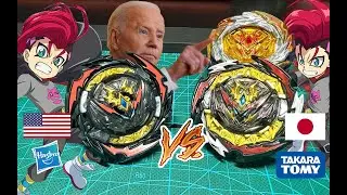 【戰鬥陀螺DB】美版☆爆破貝利亞和日版有什麼不同？| Hasbro Destruction Belfyre VS TT Dynamite Belial | 米国版ダイナマイトベリアル
