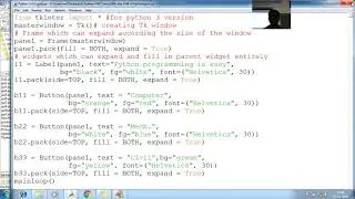 222 Python gui with Tkinter Course Create gui Graphic User Interfaces in Python with source code gui