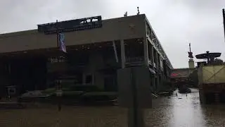 Hurricane Harvey Flooding in Downtown Houston