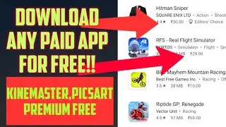 how to get paid apps for free on android || kinemaster premium free