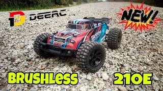New DEERC 210E Brushless Truck ANY GOOD? 3S Speed & Bash Review✅