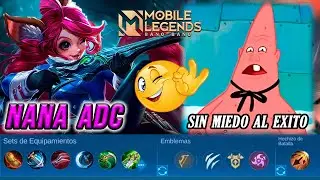Me retan a usar Nana ADC, sale bien? 🤔 - Mobile Legends