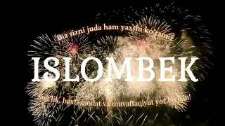 Islombek ismiga video