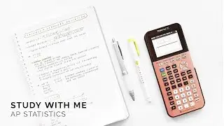how i take notes for stats! 📈 study with me
