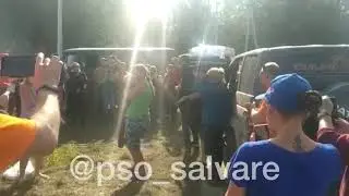 Встреча Людочки Кузиной в штабе поиска.