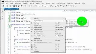 Remove and Sort unnecessary using Statements in Visual Studio