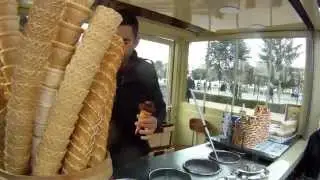 Turkey ลีลาคนขายไอศครีมตุรกี Turkish Ice Cream in Style