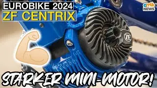 🦾ZF CentriX: Mini E-Bike motor from Germany - almost as small as a can of cola! Eurobike 2024
