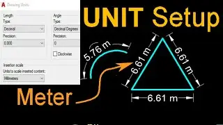 🔥 How to set units in Autocad🔥How to set units in meter in autocad !! Unit command in AutoCAD