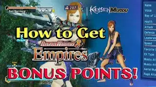 Dynasty Warriors 8 Empires How To Get Many Bonus Points Fast Method Working
