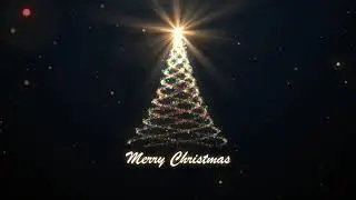Christmas Wishing Video V1 AE Template - #chritsmas #merrychristmas #tree #greetings #snow #video