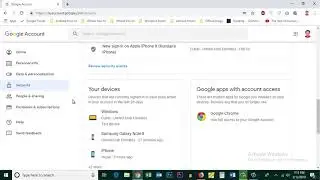 How to remove old device from google account