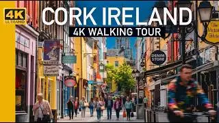 Cork, Ireland 4K Walking Tour | No Talking
