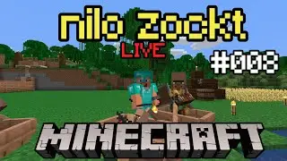 Minecraft Live Stream (deutsch) #008 - Eisenfarm - jetzt aber wirklich!