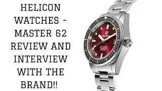 Helicon Master 62 Watch Review and Interview with the Brand!!