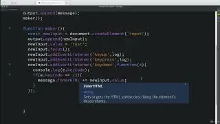55 Modern JavaScript 61 010 Add Page Elements   Add Keyboard event listeners