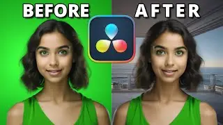 How To Remove A Green Screen In Davinci Resolve 18.5