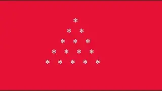 Equilateral triangle (Pyramid) star pattern