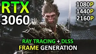 Black Myth Wukong on RTX 3060 12GB | Ray Tracing + DLSS + FG | 1080p - 1440p & 4K | 2024
