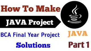How to  make java project | How to create java project on eclipse | BCA final year project solution