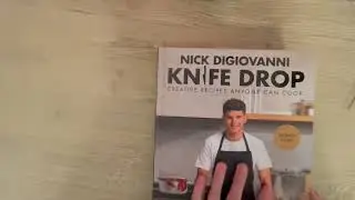 NICK DIGIOVANNI'S KNIFE DROP COOKBOOK UNBOXING!!!