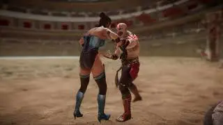 Mortal kombat 11-Free camera  Krushing blow (baraka vs kitana)