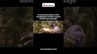 “Frontend Devs Installing Another Useless NPM Package 😂 | Programming Meme”