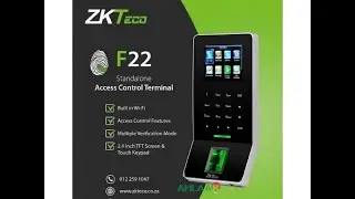 01 Initial Configuration of ZK F22 Time attendance Machine