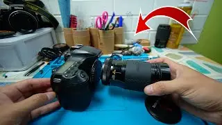 DIY Lens 28-105 With Camera Canon ...!