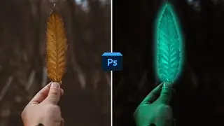 #81 How to give glow leaf effect | Adobe photoshop cc 2021 | Tutorial.