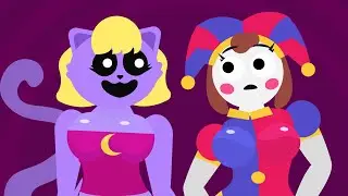 Catnap Girl vs The Amazing Digital Circus Animation (Compilation)