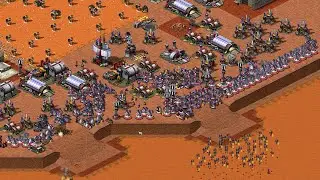 Red Alert 2 | Yuri's Revenge | 7 vs 1- Extra hard AI - Random - desert base map